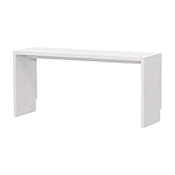 岩附(IWATSUKI) コンソールテーブル ホワイトウッド 幅135cm 奥行44.5 高さ70.2 幅木よけ加工有り オーダー OC-70135DHWW