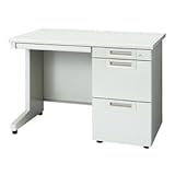 プラス 片袖机 RJ-107A-3 WH ホワイト 引出A