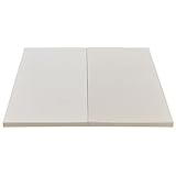 Caraz カラズ プレイマット 2段 140×140cm 厚さ4cm 3段140x213 リバーシブル サークルにぴったりサイズ (ベージュ, 140x140cm)