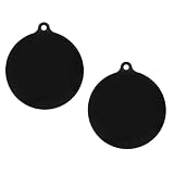 2枚 ih マット ihクッキングヒーター カバー クッキングヒーターマット ih カバー【特許技術使用】 あいえいち コンロカバー 滑り止め ストーブ傷防止保護 焼け焦げ防止 電磁調理器用 シリコンマット 断熱パッド 水洗い可 汚れ防止 電子レンジ 調理器 焼き魚 レンジ 焼く 煮る 万能 丸型 小型 レンジメイト (ブラック)