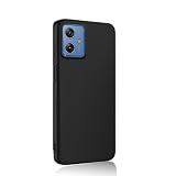 対応 Moto G64 5G 用ケース TPU素材 耐衝撃 薄型 全面保護カバー 指紋防止 Motorola G64 /G64Y 5G カバー ブラック 落下防止 指紋防止 ワイヤレス充電（黒）
