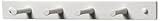 Spectrum Diversified 82100 White Wall Mount 4 Peg Wood Rack