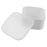COHEALI 箱 チーズクリッパー 気密食品容器 バターキーパー フードサービングケース チーズケース 新鮮なバターケースを保つ チーズ容器 シーリングバターディッシュ 保有者 台所 白い Pp