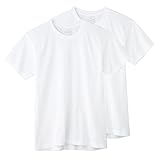 Tシャツ 半袖 クルーネック 2枚組 綿100% 天竺 BW5013A