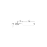 太洋電機産業:グット PX-601/601AS用交換こて先 2.4D PX-60RT-2.4D 型式:PX-60RT-2.4D