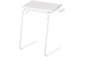 Height Adjustable Folding Bedside Table – Multi-Purpose Computer Desk and Side Table with Lifting Feature