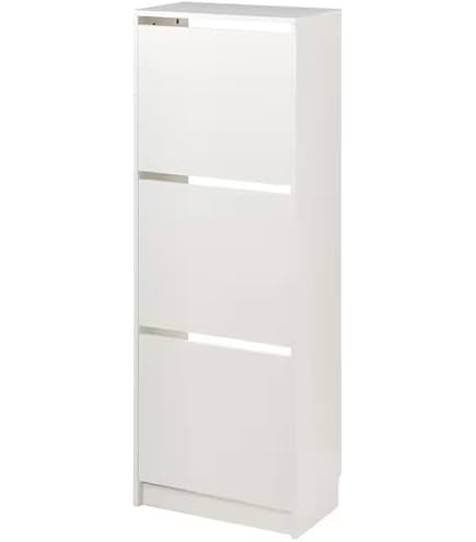 m*1様 IKEA BISSA シューズボックス 2段 ホワイト イケア（IKEA） IKEA - - BISSA -ビッサ- シューズボックス2段×2