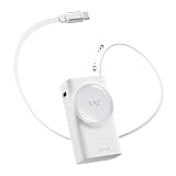 iWALK モバイルバッテリー【自動巻き取り式・革新の技術で業界をリード】タイプc 10000mAh 大容量 PD30W 急速充電器 モバイル バッテリー type-c 70cm伸縮式USB-Cケーブル内蔵 長さ調整 3台同時に充電可能 iPhone17e/17/16/15/iPad/Android対応 コンパクト 旅行/出張/キャンプ/登山/停電対策 機内持ち込み可能 PSE認証済 (ホワイト)