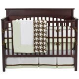 Metro Lime/Choc 4 pc Crib Set by Bacati