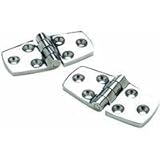 DOOR HINGES 1-1/2"X3" Stainless Steel 2 per Card [並行輸入品]