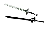 ★剣2点+鞘2点★ 長108cm ソードアート オンライン キリト 武器 エリュシデータ&ダークリパルサー 剣
