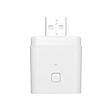 USB スマート アダプター、1 個 Tuya マイクロ 5V USB スマート アダプター 柔軟で、Tuya APP 音声コントロール経由で USB デバイスをスマートにします Alexa Google Home と互換性あり ホワイト1