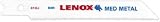 Lenox Tools 20322BT318J U-Shank Bi-Metal Medium Metal Jig Saw Blade, 3-5/8-Inch x 3/8-Inch x 18 TPI,