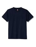 [ヘインズ] Tシャツ 半袖 ヘインズプレミアムジャパンフィット クルーネックポケットTシャツ アンダーウェアプレミアム HM1-V003 メンズ ネイビー S