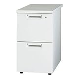 プラス 脇机2段 JS-047D-2 WH ホワイト 生活用品 インテリア 雑貨 インテリア 家具 オフィス家具 会議用テーブル [並行輸入品]