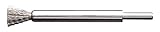 LESSMANN 軸付エンド型ブラシ 鋼線0.2 Φ10 458141