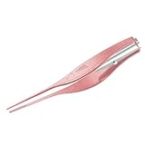 Mirhua LEDライト付き耳かきピンセット耳掃除子供用ローズゴールド