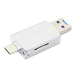JSER Xiwai USB-C Type C/USB 2.0 - NM ナノメモリーカード&TF Micro SDカードリーダー Huawei 携帯電話 ノートパソコン用