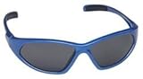 Real Kids Shades 812GLIDEBLUE Glide Shades Royal Shiny Metallic Temple Frame with Rubber Tips 7-12 Y
