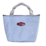Lady 's Insulated Lunchバッグ大便利リネンキャンバスランチトートバッグ再利用可能な食料品バッグファスナー式開閉、Perfect for Oneかさばる布おむつ、Aウェットバッグ、