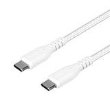 オウルテック 超タフ Type-Cケーブル 1m 断線に強い PD60W 急速充電 データ転送 480Mbps USB-C やわらか ケーブルバンド付き 耐屈曲10万回以上 Type-C to Type-Cケーブル 【WEBショップ限定/エコパッケージ版】 ホワイト OEC-CBA4CC10-WH