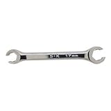 SK Hand Tool 87208 Offset Flare Nut Wrench, 1/4 x 5/16-Inch, Full Polished Finish [並行輸入品]