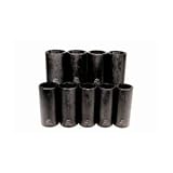K Tool International KTI-38201 9 Piece 0.5 in. Drive 6 Point Metric Impact Socket Set