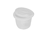 Choice-Pac 3C-1641 Polypropylene Round Dairy Cup with Lid Small 8-Ounce (Case of 500) [並行輸入品]