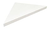南海プライウッド 飾り棚 リブニッチ コーナータイプ ホワイトオバンコール 40×380×380mm LNC4303-WV