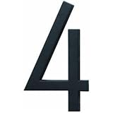 HY-KO PRODUCTS CO FM-6/4 FLOATING MOUNT HOUSE NUMBER 6" BLACK # 4 Hy-Ko [並行輸入品]
