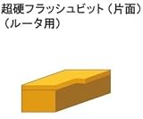 RYOBI リョービ トリマ・ルータ用 6673240 超硬フラッシュビット 片面 ルータ用