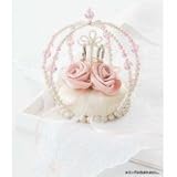 パナミ ウェディング エターナルリングピロー 巻きバラタイプ ピンク 作品(完成品) WW-123 0933189