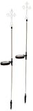 Tricod E2187 Cross Solar Light Landscape Garden Stake Light, Medium, 2-Pack [並行輸入品]