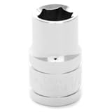 Wilmar (WLMW32016) Chrome Socket, 1/2 Drive, 1/2, 6 Point, Shallow by Wilmar