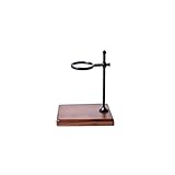 Suwyaner コーヒースタンド ポアオーバースタンド ポアオーバー コーヒードリッパー 高さ調節可能 コーヒーフィルタースタンドホルダー 木製ベーススタンド付き コーヒー ビール ドリンクメーカー ポータブル