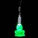 Flashing Crystal Frog Necklace (1 dz) おもちゃ (並行輸入)