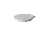 Duravit 0065880099 Starck 1コレクションラウンドToilet Seat with Slow Close Technol、 S ホワイト 0065880099 1