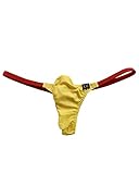 ［Heureux La Joie］ Tバック メンズ 上向き マイクロビキニ お試し 単品1枚 または 3枚セット インナー gストリング 男性用 下着 (L, ホワイト)