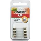 ヒューズAGC 2.5 A Fast Acting