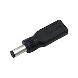 USB C - DC アダプター, タイプ C - USB ケーブル オス - メス, 5V DC 5.5 X 2.1mm - USB Type C オスプラグ電源充電アダプター、ラップトップ、電話用