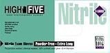 High Five N894 Nitrile Long Cuff Glove Exam Powder-Free 6 mil Thickness 12 Length X-Large Teal (Case