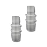 ENN LLC ホース継手 異径ジョイント 8-12/8-16/12-16/12-18/16-18mm 2点セット ストレート (16-18mm)