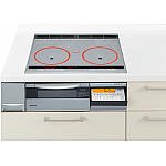 Panasonic 3口 IH クッキングヒーター 「スクエアデザインプレート」 キッチン用 商品