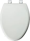Bemis Mfg 149 CPEC 000細長い成形木製トイレ便座、easy-clean &変更?Chromeヒンジ、ホワイト 1 149CPEC 000