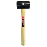 CUSTOM KOBO 木柄ゴムハンマー 黒 1.0P CGK-10B 823666