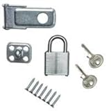 Stanleyハードウェアcd39 – 9700 13 / 16 "亜鉛メッキ/ 2 – 1 / 2 "亜鉛メッキ南京錠と留め金組み合わせ