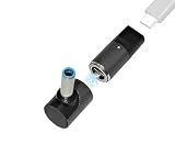 【各社ノートPC対応】100Wチャージ対応 マグネット式 USB Type C to DC プラグ変換アダプター MagPlug100 (φ 5.5 x 2.1 mm メス to 8 Pin (1.8m))