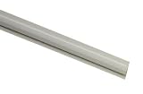 続唱ビニール成形Divisionバー1 – 1 / 2 " x 8 ' 8 'ホワイト