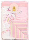 Big Oshi Hooded Terry Bath Towel with Washcloths - PLK-250, Pink by Big Oshi