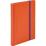 （まとめ）キングジム 二つ折りクリアーファイルコンパック 10ポケット オレンジ 5894Hオレ 1冊 【×10セット】